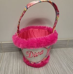 NEW Diva Easter basket w Rhinestones